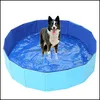 Altre forniture per cani Piscina Vasca da bagno pieghevole per animali domestici Piscine da bagno Cani Gatti Bambini Vasca da bagno pieghevole per esterni portatile Wy1355 Drop Otdth