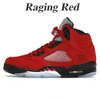 2023 New 5S Raging Red Basketball Shoes Jumpman 5 Mens Sneakers University Blue Hyper Royal Alternate Grape OG Black Metallic Men Trainers Outdoor Sports 40-47