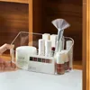 Opbergdozen eenvoudige huishoudelijke spiegelkast bureaublad cosmetica sieraden zonsondergang plastic transparante compartiment afwerkingsdoos
