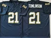 Mężczyźni Vintage Ladainian Tomlinson Curtis Martin Jerome Bettis Doug Williams R.Lewis Ed Reed Sched Mn Football Jersey