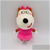 Plush Dolls 2Pcsset 30Cm Wolfoo Family Toys Cartoon Ie Lucy Soft Stuffed Toy For Children Kids Boys Girls Fans Gifts 221104 Drop Del Dhi9B