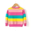 Cardigan vidmid bébé bambin de vêtements bonbons couleurs filles pulls tricot manteau enfants à manches longues