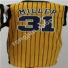 Maillot de basket-ball cousu et brodé Reggie 31 Miller Bennedict 0 Mathurin, chemises pour hommes, 2022-23