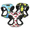 Dog Collars Leashes Mesh Nylon Cat Harness Reflective Kitten Dog Vest Harnesses Small Dogs Cats Printed Harness Vests Chihuahua Yorkshire T221212