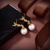 top Luxury Women designer earrings studs dangle Fashion Y letter temperament simple daily all-match earrings High end materials wedding jewelry gift very nice