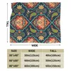 Decken Einzigartige Decke f￼r Familienfreunde farblich ethnische abstrakte geometrische Drucklust langlebig super weich