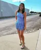 Vestido de festa com franjas e lantejoulas NYE 2023 Tassel Lady Curto para eventos formais Cocktail Hoco Gown Clube Encontro Dança Noturna Prom Concurso Entrevista Gala Férias Um Ombro Vermelho Azul