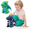 Cute Color Wing Small Flying Dragon Doll 25cm Dinosaur Plush Toys Child Gift Kawaii Pillows Stuffed Animals