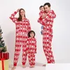 Abiti coordinati per la famiglia Pigiami natalizi Flanella Madre Figlia Padre Bambino Bambini Indumenti da notte Mamma e io Abbigliamento da notte Abbigliamento Drop Del Dhzht