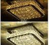 Światła sufitowe LY Nowoczesne kryształowe oprawę światła LED kwadratowa lampa do korytarza korytarza gotowa