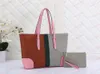 La borsa tote pochette portafoglio lungo designer borse per la spesa da donna di grande capacità borse di giunzione a due colori pacchetto di lusso per madre e bambino