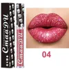 Lipgloss 8 Kleur Glanzende Diamant Vloeibare Lipstick Langdurige Glitter Waterdichte Lippen Make-Up Cosmetische Voor Vrouwen Schoonheid