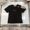 Vêtements de créateurs pour enfants Bébé Enfants De Luxe À Manches Courtes Tops Garçon Filles Sunmmer Vêtements Lettre T-shirt Vêtements De Haute Qualité