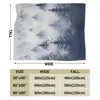 Blankets Flannel Blanket Watercolor Forest Frog Soft Thin Fleece Bedspread Cover For Bed Sofa Home Decor Dropship