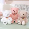 25/30CM Kawaii Mink down Teddy Bear Plush Toys Cute Bear Dolls Stuffed Soft for Children Girls Birthday Party Gift Brinquedos