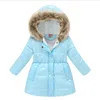 Enfants Designer Vêtements Garçons Hiver Coton Rembourré Manteau Filles Épais Vestes À Capuchon Col De Laine Vêtements Coupe-Vent Manteaux Chaud Mode À Manches Longues Vêtements D'extérieur BC211