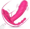 Sex Toy Wearable Panty CKSOHOT Stimolatore vibratore per donne Clitoride G Spot Anal Butterfly Mutandine vibranti con 8 modalità di vibrazione Impermeabile U0IN