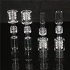 Narghilè Diamante Nodo Quarzo Enail Banger Chiodi Strumenti per tabacco Completamente saldati Bordi smussati Banger 10mm 14mm Giunto maschio Vetro Recuperare Catchers Ciotole