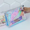 New laser female bag creative personality small bag youth fashion makeup bag handbag waterproof Cosmetic Bags223p