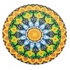 Table Cloth Decorative Mandala Protector Round Tablecloth For Party BBQ Catering Service Outdoor Indoor 120cm