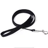 Szerokość 1,5 cm długości 120 cm nylonowego psa smyczy Pet Puppy Straps Black/Blue Dogs Pas Pas Pas