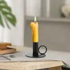 Candle Holders Taper Holder Vintage Home Decoration Festival Supply Chamberstick With Handle For