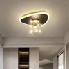 Avizeler Gypsophila Led Koridor Tavan Işığı Modern Minimalist Ev Yaratıcı Altın Giriş Koridor Salonu Balkon