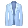 Herrdräkter avslappnad mode jacka smal multi-färg stor storlek män blazer 2022 bröllop affär masculino streetwear klänning kappa
