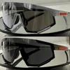 Мужские и женские спортивные солнцезащитные очки SPS04W Linea Rossa Impavid Glasses Нейлоновая оправа спереди с прорезиненными линзами цвета черного кедра, 100% UVA U259x