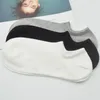 Chaussettes pour hommes 6 paires/lot noir blanc gris clair hommes coton haute qualité Y talon décontracté respirant bateau court mode chaussette