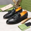 Мужские мокасины Классическая обувь Роскошная дизайнерская обувь Натуральная кожа Коричневый черный Мужская повседневная свадебная обувь без шнуровки