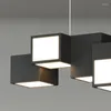 Lampadari Lampadario per sala da pranzo per illuminazione da tavolo lungo che decora la camera da letto moderna per interni Luci a sospensione a LED