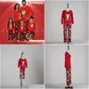 Family Matching Outfits Christmas Pajamas Sleepwear Familia Look Suit For Parentchild Pyjama Sets Drop Delivery Baby Kids Maternity C Dhqkf