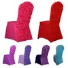 Housses de chaise mode Durable facile à installer housses Satin Rosette protecteur arrière pour El