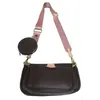 Женщины дизайнеры кросс-кусочки сумок кошельки кошельки кошельки держатель для карты сумки для плеча Mini 3-eafe Set160t
