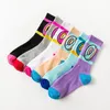 Women Socks 2022 Fashion Cotton Cake Donut Funny Novty Men Donuts Food Crazy Street Teen Funky Sock Fun