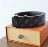 Hombres Diseñadores Cinturones Moda clásica carta casual hebilla lisa para mujer cinturón de cuero para hombre ancho 3.8 cm con caja naranja 15 colores