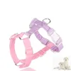 Dog Collars Leashes I-shaped Dog Harness with Matching Dog Leash Polyester-cotton Pet Harness and Leash Set for Small To Medium Dogs Walk Outdoors T221212