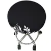 Couvre-chaises tabouret de bar rond Slipcover Pub Pub Cover Elastic Barstol ￩lastique pour le banquet de f￪te de mariage en club ￠ la maison