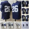 26 Saquon Barkley Football Jersey NCAA 9 Trace McSorley College 14 Clifford Dotson White Navy Blue
