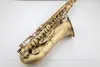 R54 tenorsaxofonreferens Antik koppar B platt mässing Woodwind Musikinstrument med fall munstycke