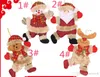 Christmas Tree Decoration Pendant Santa Clause Bear Snowman Elk Doll Hanging Ornaments Christmas Decoration for Home TO859