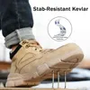 Stivali Scarpe antinfortunistiche uomo Sneakers da lavoro uomo Indistruttibili Calzature sportive da uomo invernali con puntale in acciaio