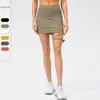 Skirts 2022Women Spring Summer Bandage Tight Tennis Sports Skirt Female Sexy Golf Fitness Skorts Running Gym Athletic Wear Clot