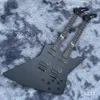 LVYBEST ELEKTRYCZNA GUITARA ELEKTRYCZNA Custom James Hetfields JH Es Ex Style 6 Podwójny szyja