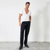 Scena zużycie szczupłe latynoskie tańce męskie dorosłe krótkie rękawy koszulki ubra