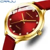 Crrjustrass Rose Dial Dialing Watches Stainless Steel مع ساعة كوارتز جديدة للنساء.