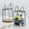 Bakeware Tools Metal Wire Cake Stand Round Cupcake Wedding Birthday Party Dessert Pedestal Display Plate Home Decor