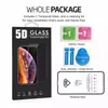 5D Full Cover Screen Protector för iPhone 14 Plus Pro Max 7 8 Plus XR XS 11 13 Mini Samsung 9h härdad glasfilm med detaljhandelspaket