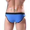 Underpants Separate Men's Underwear Sexy Briefs Men Cotton Panties Penis Hole Open Front Male Pouch Breathable Bulge Linerie